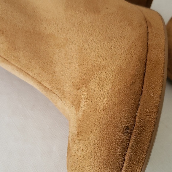 FOREVER 21 4" HEELED ANKLE BOOTS BROWN FAUX SUEDE NWT (SEE DESCRIPTION) … - Picture 12 of 12